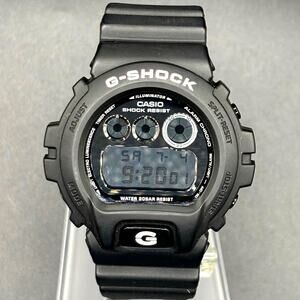 Casio G-Shock DW6900BW-1 Garish Black 200M Mens Watch Discontinued